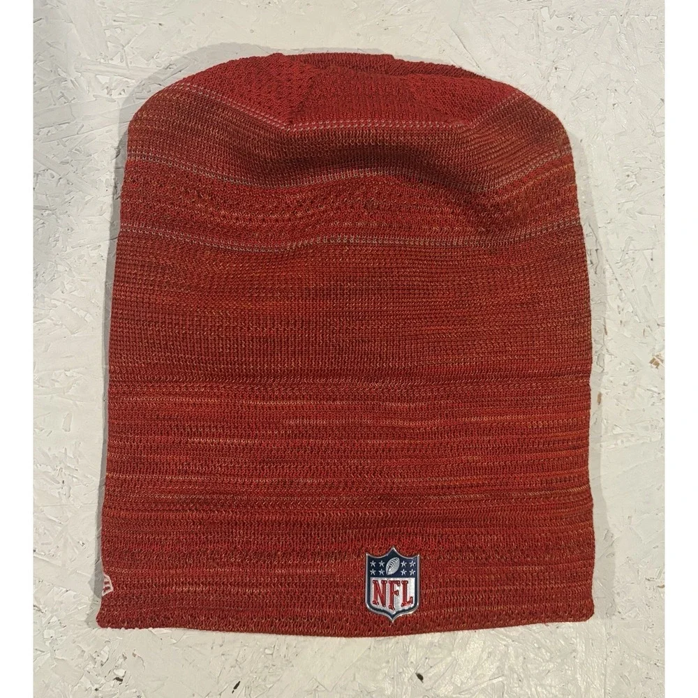New Era Kansas City Chiefs Football Beanie Hat Cap Red Winter NFL Comfort
